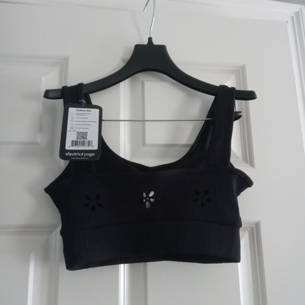 Nwt Electric Yoga Sedona Black Sports Bra — image 4 of 8
